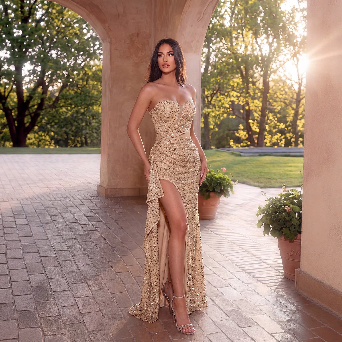 Minimalist Evening Gown